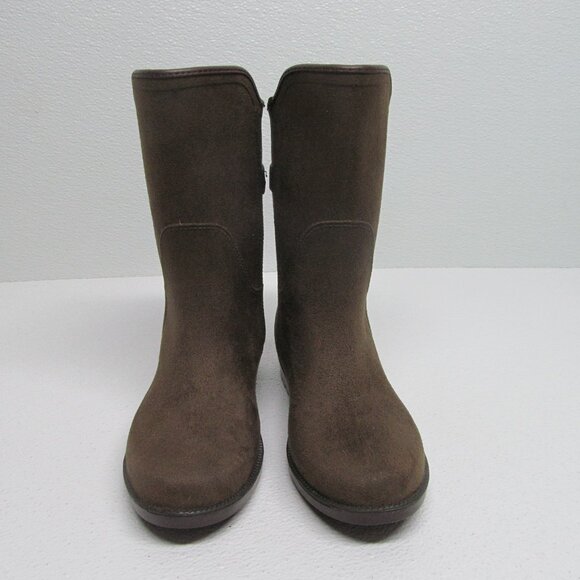 Charleston Shoe Co. Legare Rain Olive Suede Boot size 7 - Picture 2 of 12